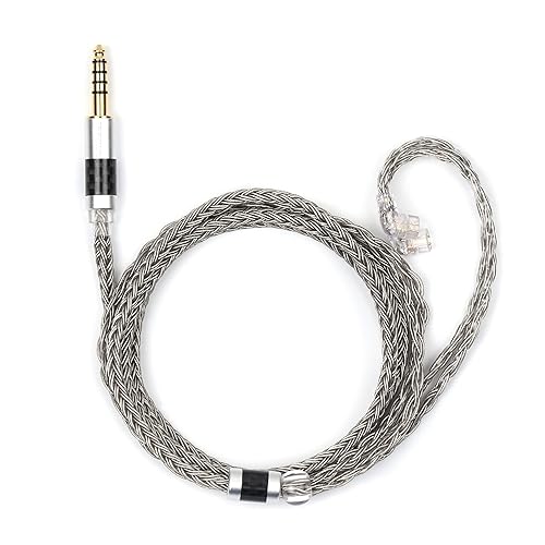 Miniatura 2 de Linsoul Tripowin Zonie cable SPC para auriculares de 16núcleos, chapado en plata