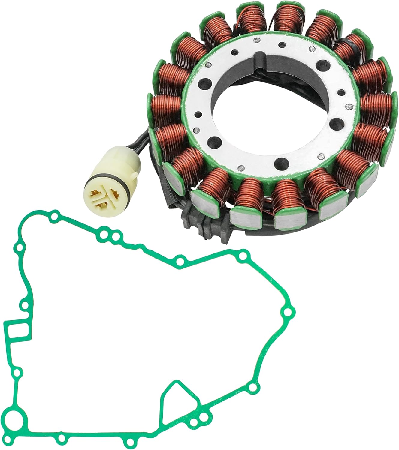 Caltric Stator and Gasket Compatible With Arctic Cat 650 4X4 V-2 V-Twin Automatic Fis 2004 2005 2006