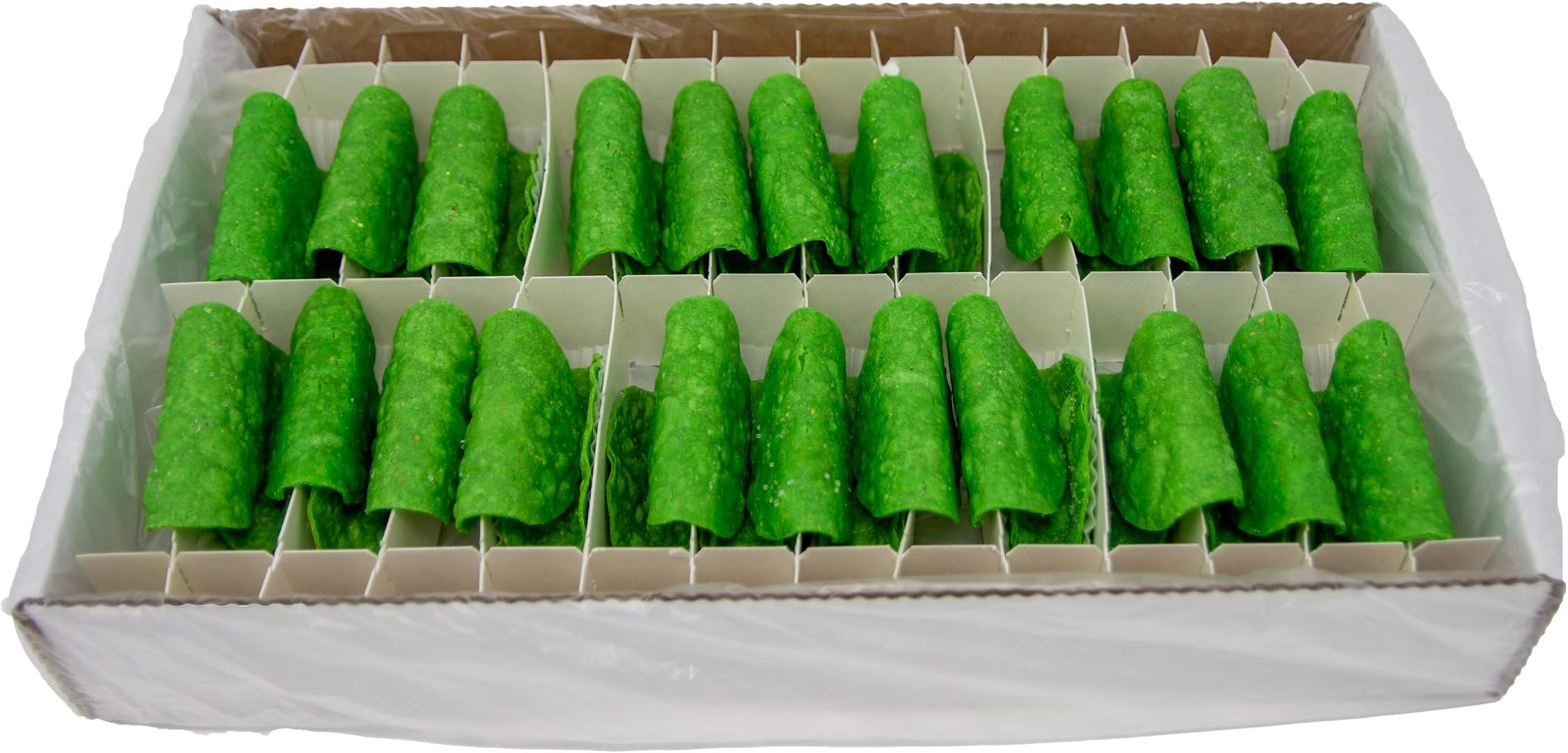 Bulk Gourmet Green Taco Shells - Mini (150ct) for DIY Weddings, Events, Parties, Catering, Corporate Events