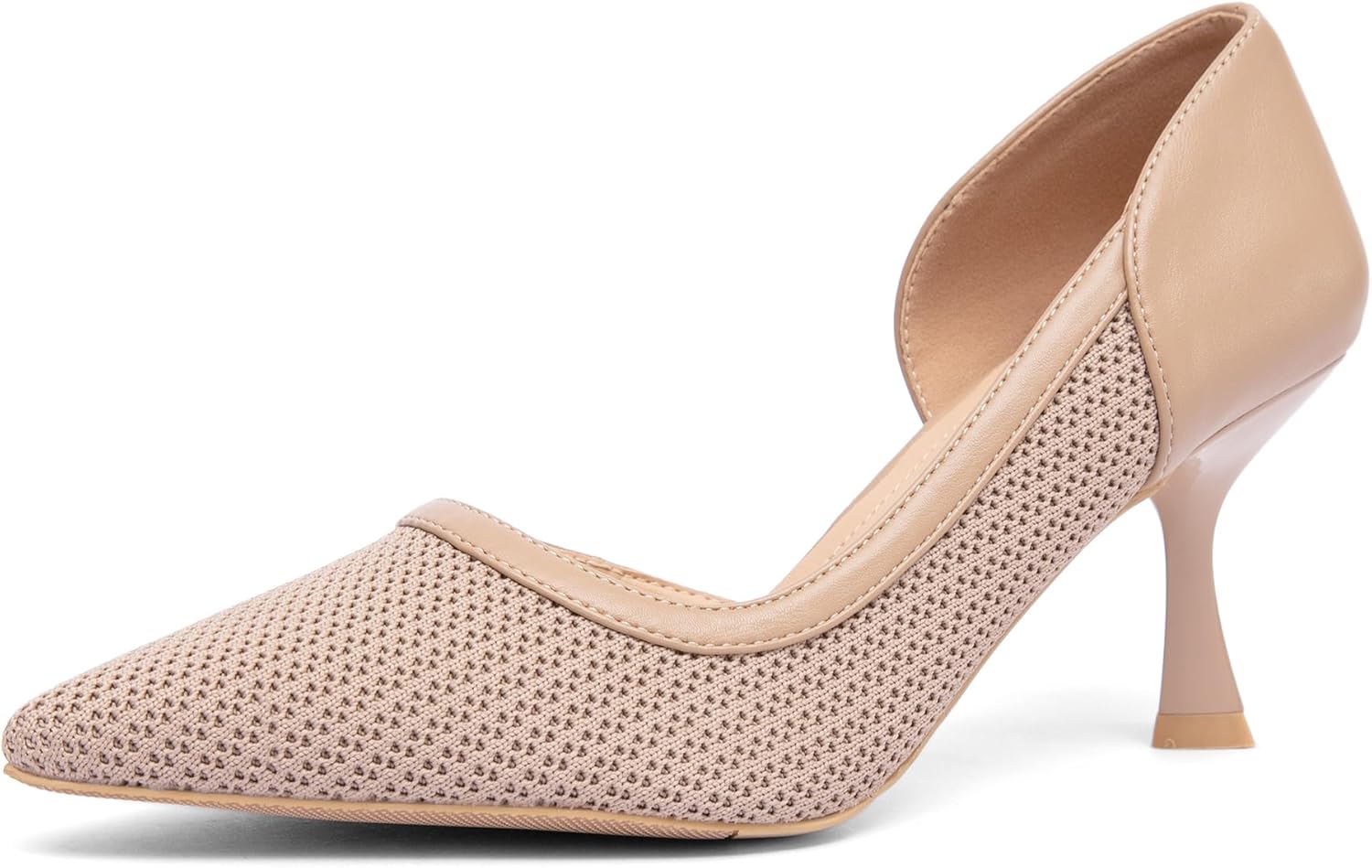 NEWBELLA Women's Kitten Heel Pumps - Comfortable Office Wear