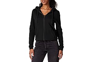 Women's French Terry Fleece Full-Zip Hoodie