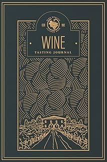 Wine Tasting Journal: Notebook For Wine Tasting Notes & Impressions For Wine Lovers | Wine Label Design | Teal