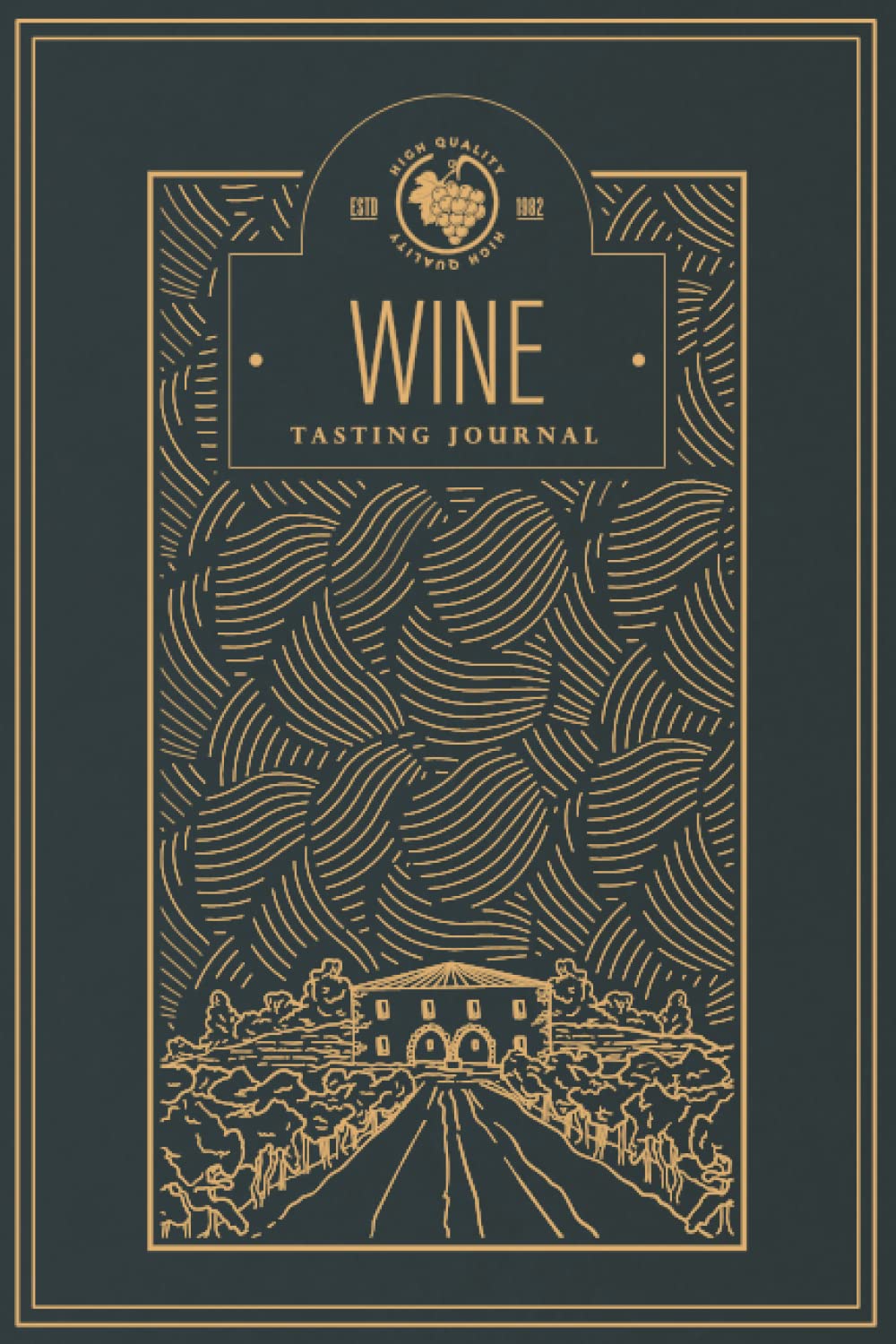 Wine Tasting Journal Notebook For Wine Tasting Notes & Impressions For Wine Lovers Wine Label