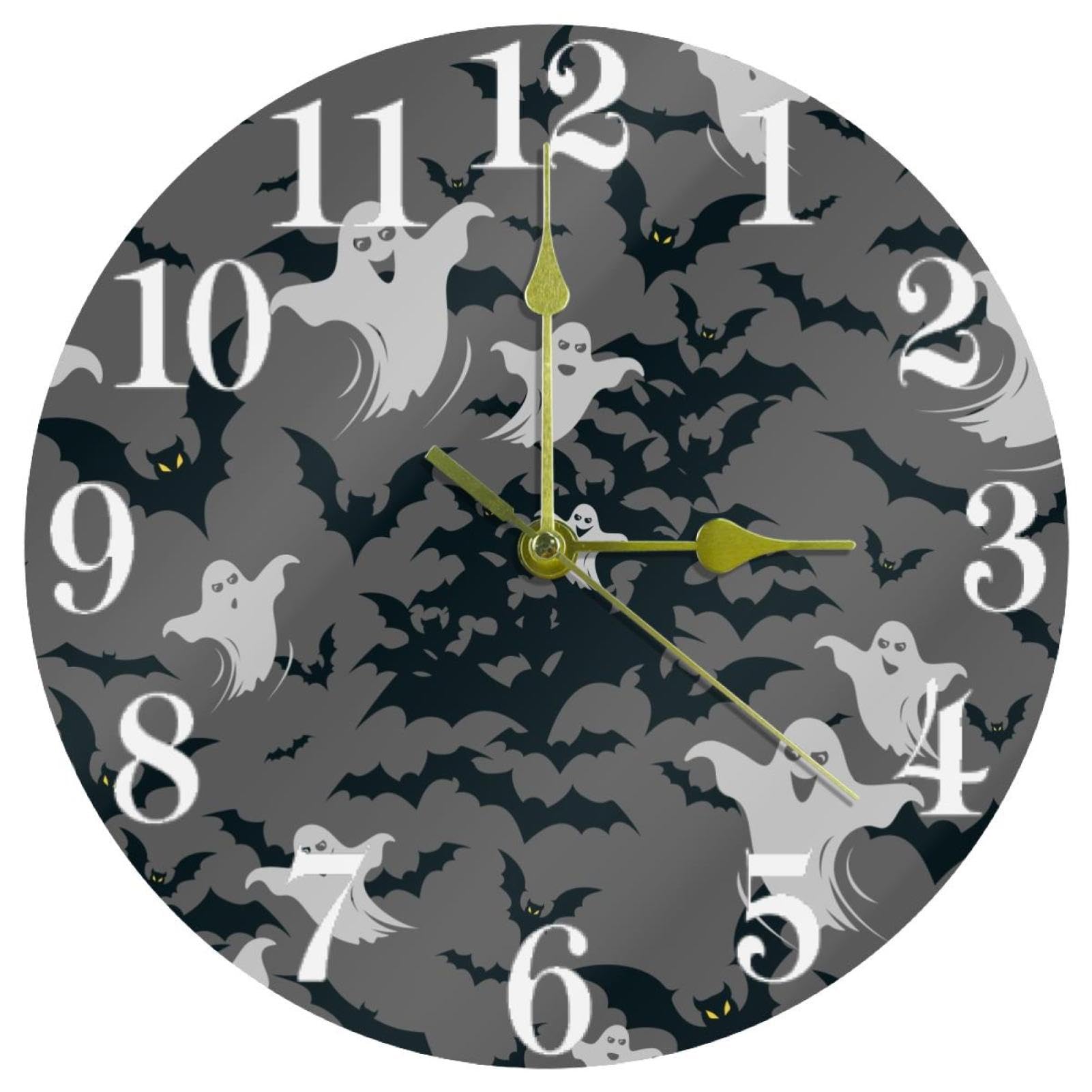 Horloge d'Halloween sans bruit pour résoudre les problèmes de sommeil des enfants