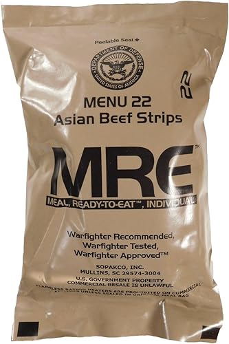 MREs Comidas listas para comer genuino excedente militar de Estados Unidos sabores variados