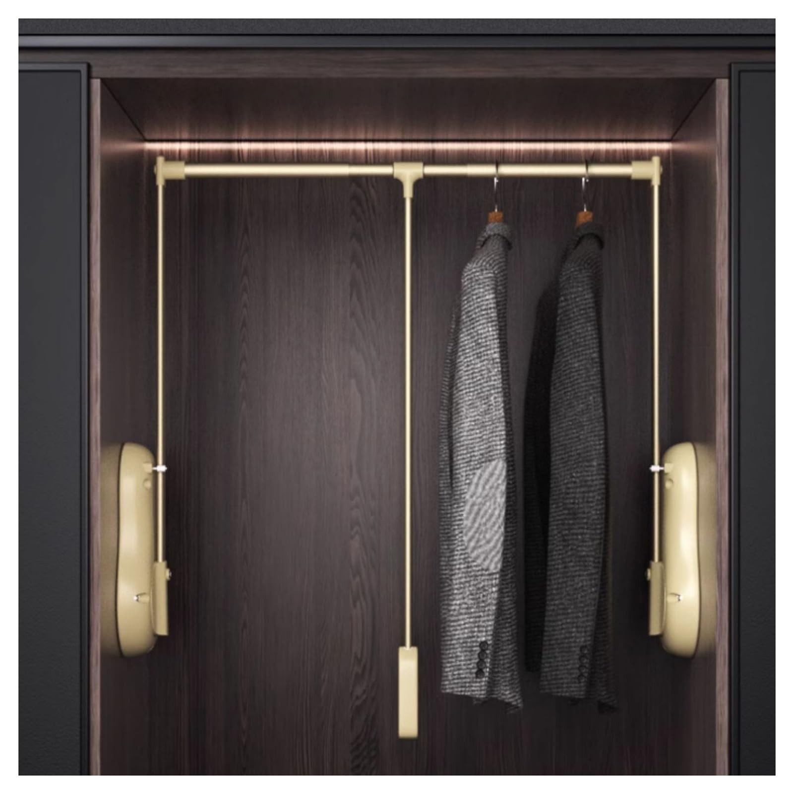 Tringle à vêtements de 850 à 1150 mm pour résoudre le manque de place en hauteur