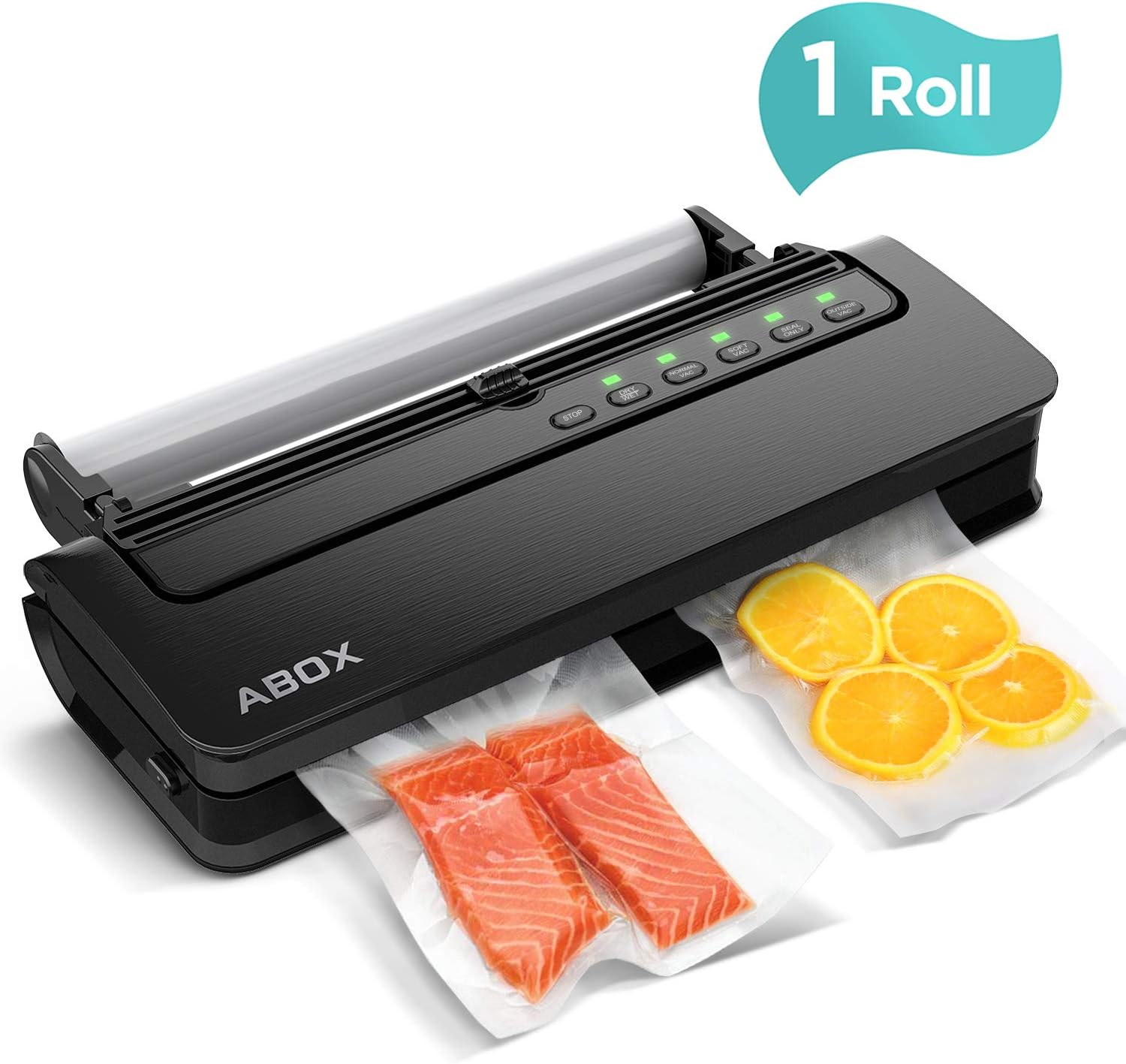 cibo macchina sottovuoto sigillatrice per alimenti umidi e secchi