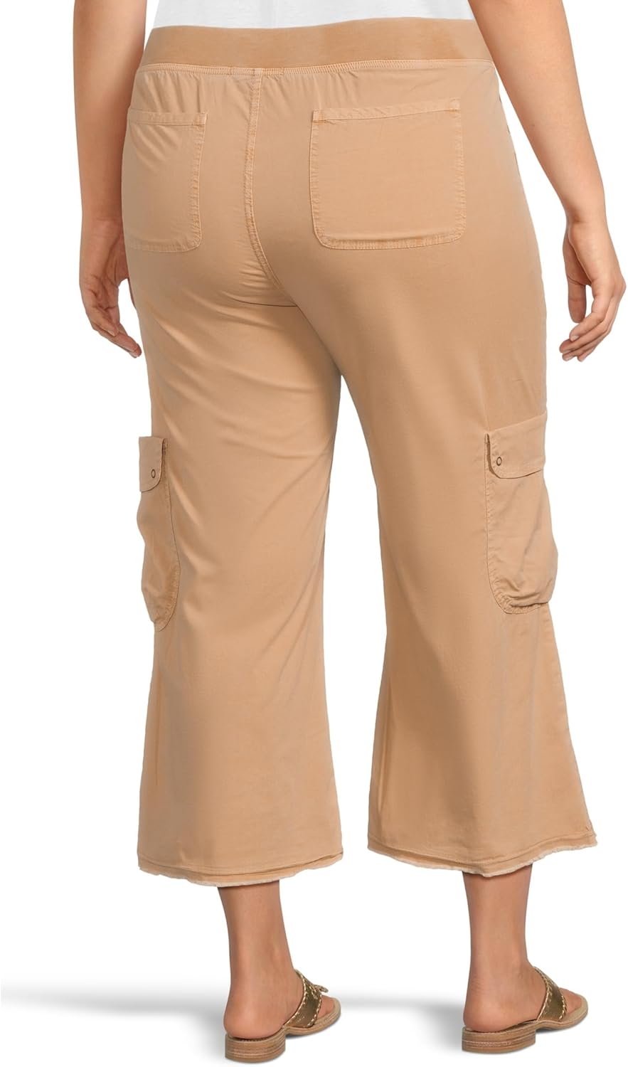 XCVI Womens Femke Cargo Crop - Image 3