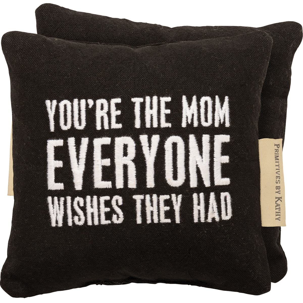 Mini oreiller carré You're The Mom Everyone Wishes They tissu