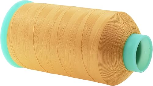 Miniatura 579 de Mandala Crafts Hilos de coser resistentes de nailon consolidado, hilo para tejer jeans de cuero, hilos de tapicería marina al aire libre, Beige