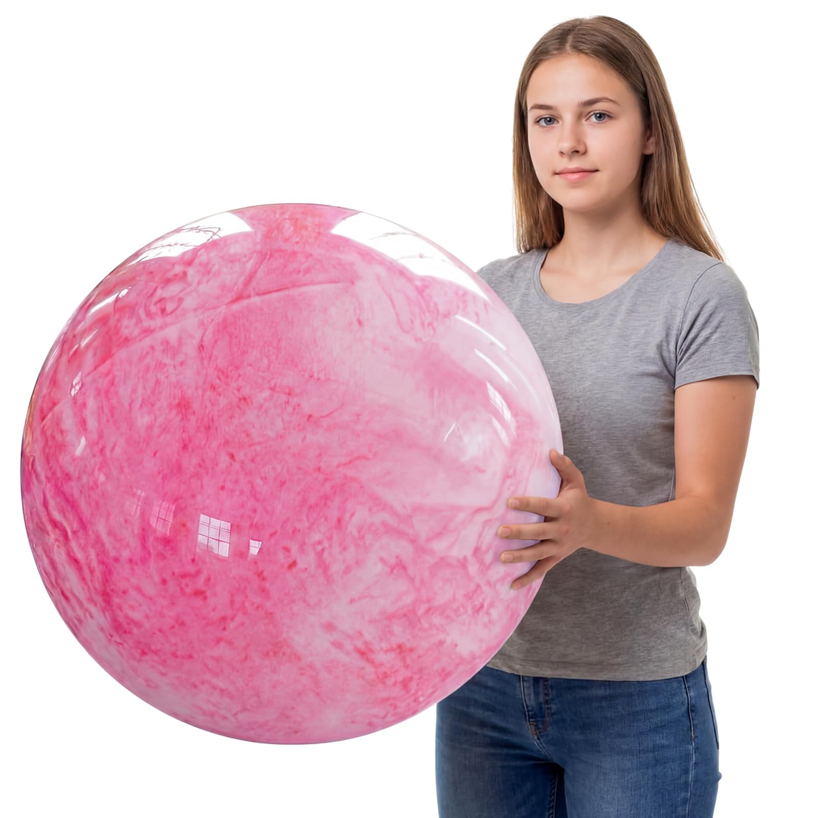 Lewtemi 16 Inch Jumbo Inflatable Playground Ball