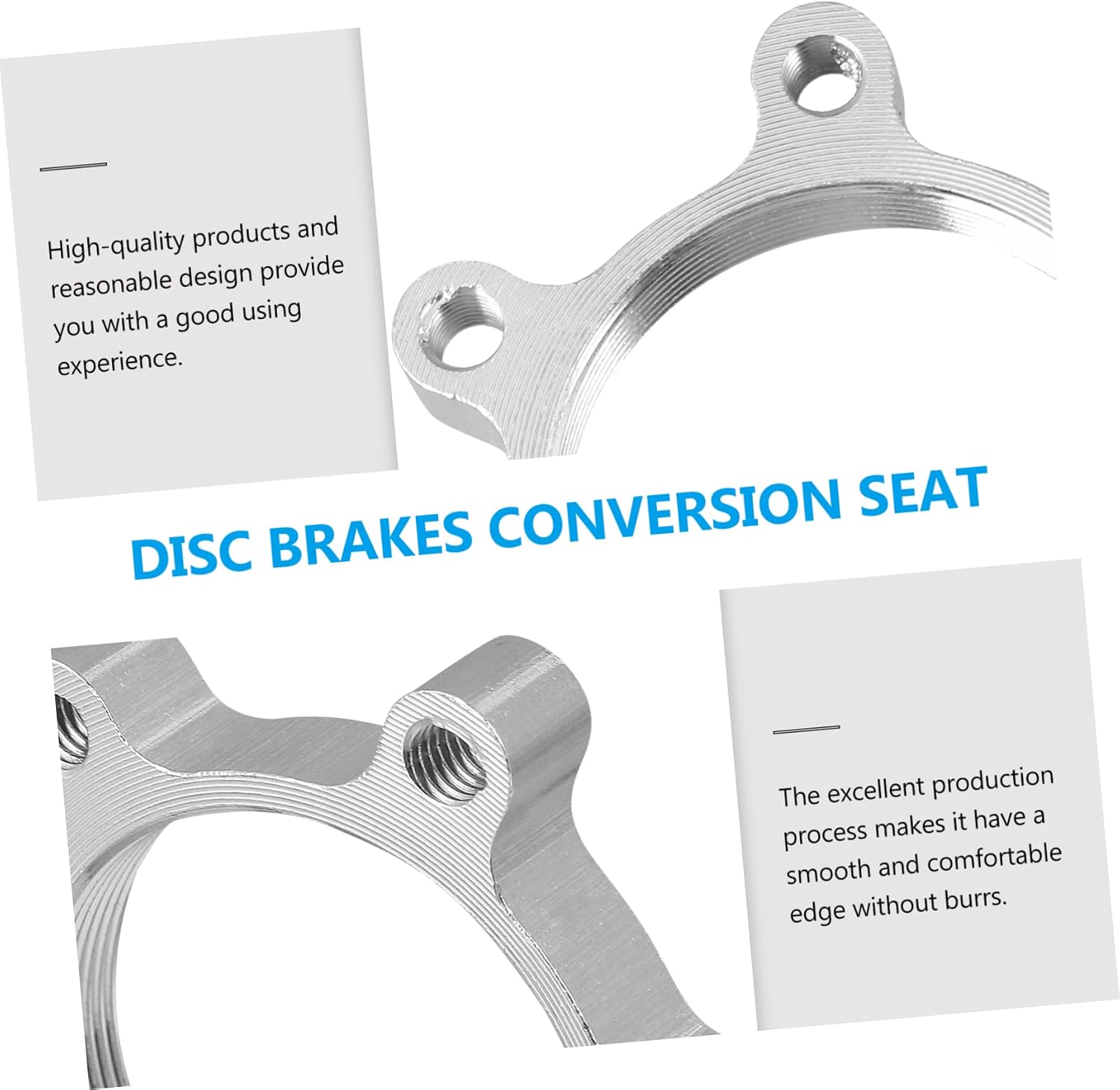 Disc Brake Adapter Kit 6pcs Adapters Rotor Mount Fit Mountain Bikes Easy to Use