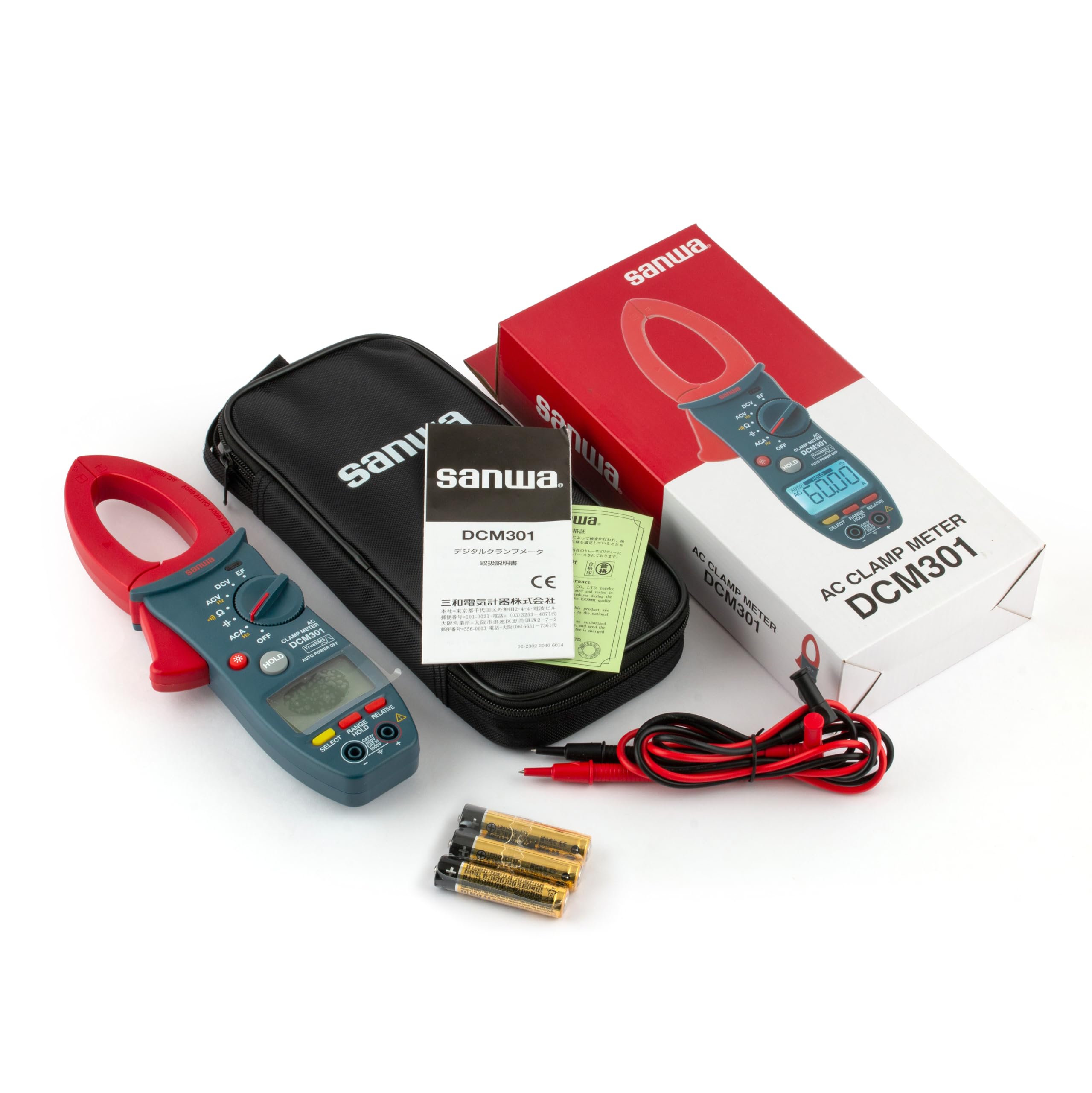 Sanwa, Japan DCM301 1000A AC TRMS Clamp Meter 2