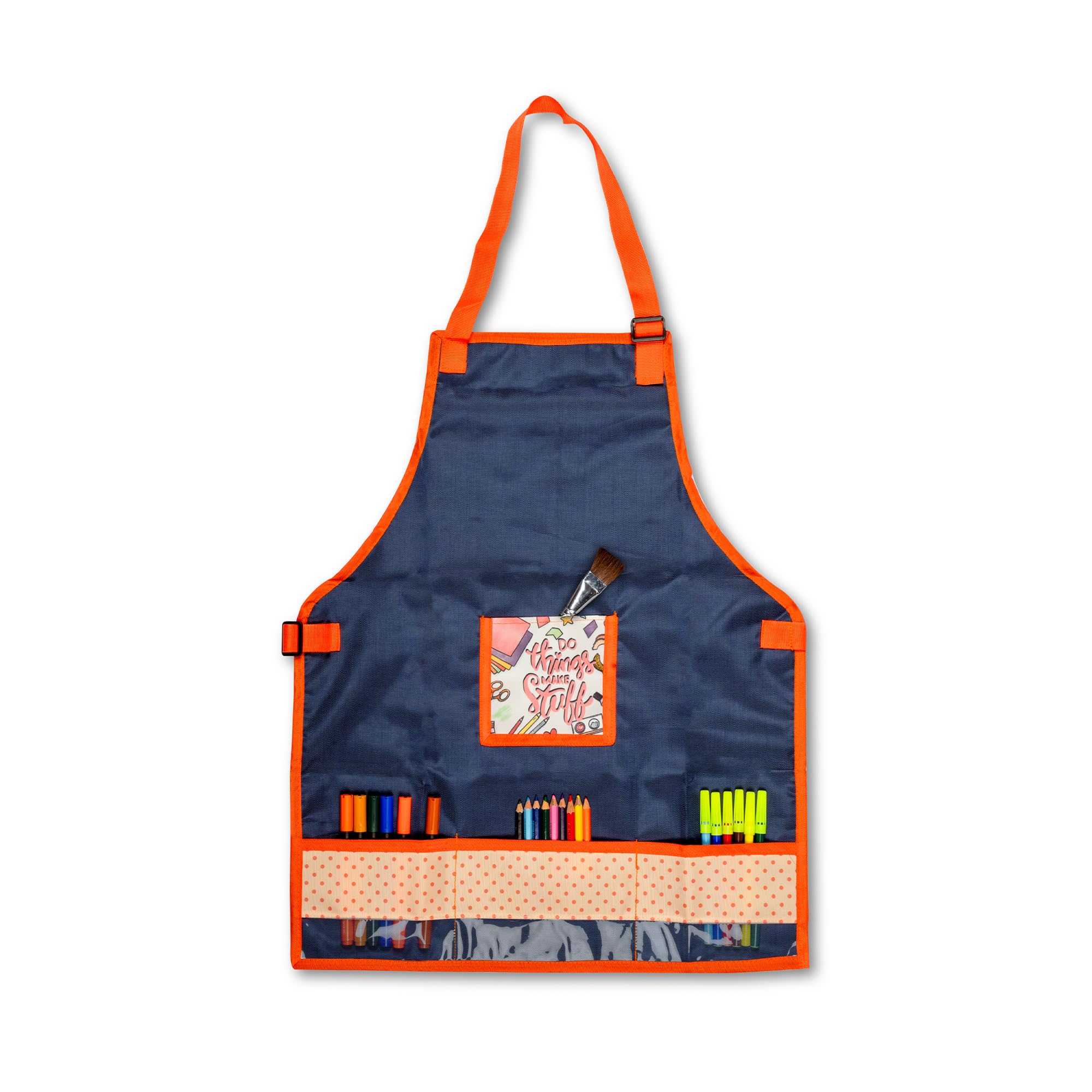 Echo Boomers Multipurpose Teens Waterpoof Washable Apron with 4 pockets for Cooking, Art Painting and School (7 to 14 yrs- 23x18)-image-8