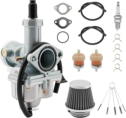 Miniatura 1 de Carburador PZ26 con filtro de aire de repuesto para Honda XR100 1981-1984, XR100R 1985-2004, CRF100F 2004-2013, TRX250, TRX250EX Recon, CB125,