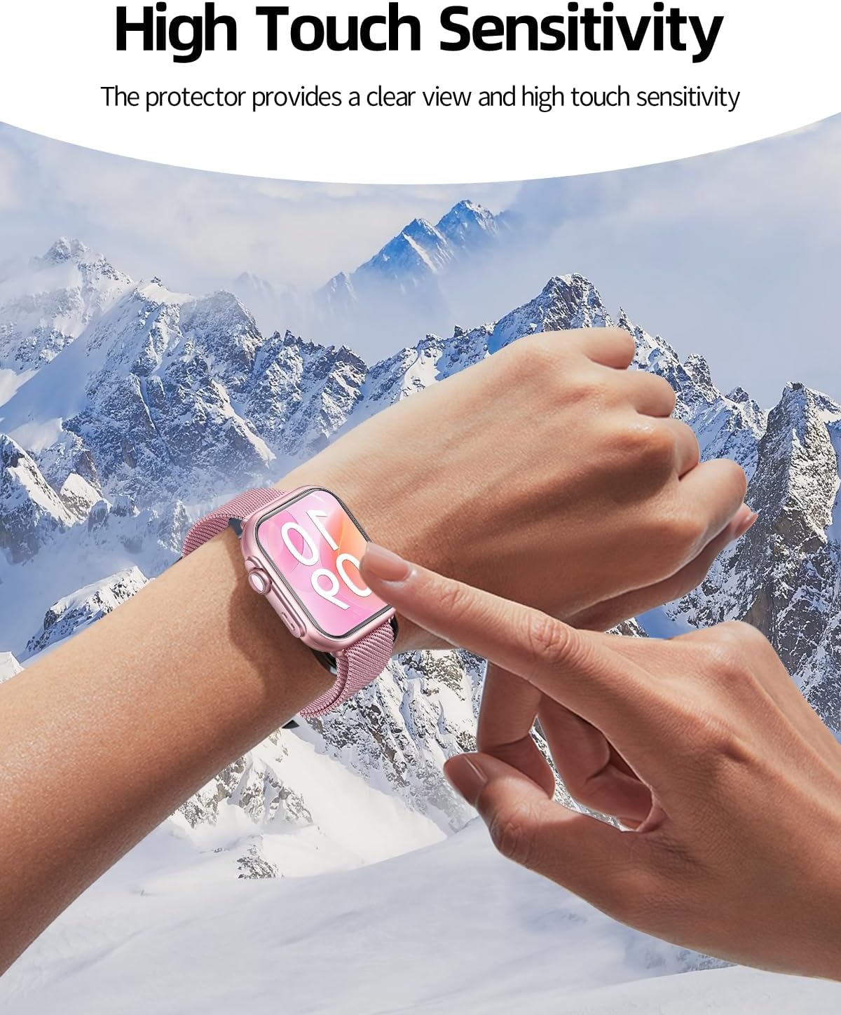 [6 Pack] for SWGOTA G62/RUXINGX G62 1.85 Inch Smart Watch Screen Protector, Clear TPU Soft Film Compatible with G62 Smartwatch,Anti-Scratch Ultra-Thin image 4
