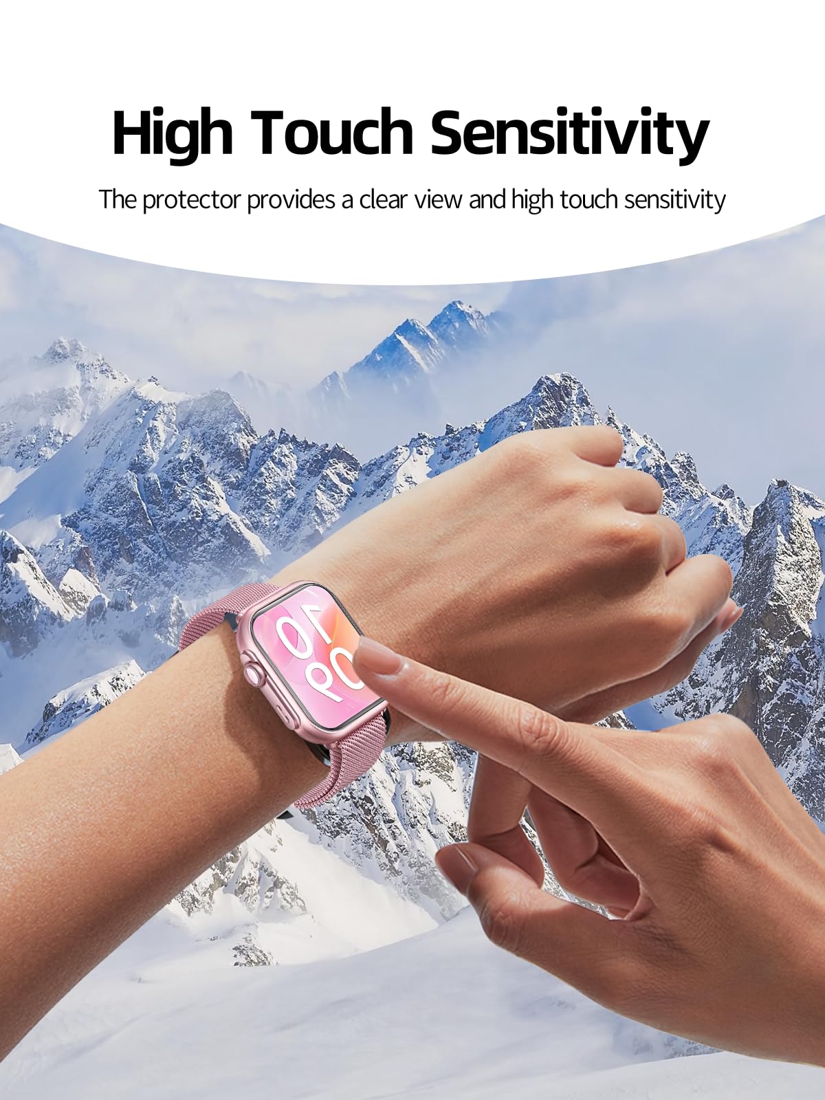 BOVUGAC Pellicola protettiva per smartwatch SWGOTA G62 da 1,85 pollici, in TPU trasparente, compatibile con smartwatch SWGOTA G62, antigraffio, ultra sottile, confezione da 6