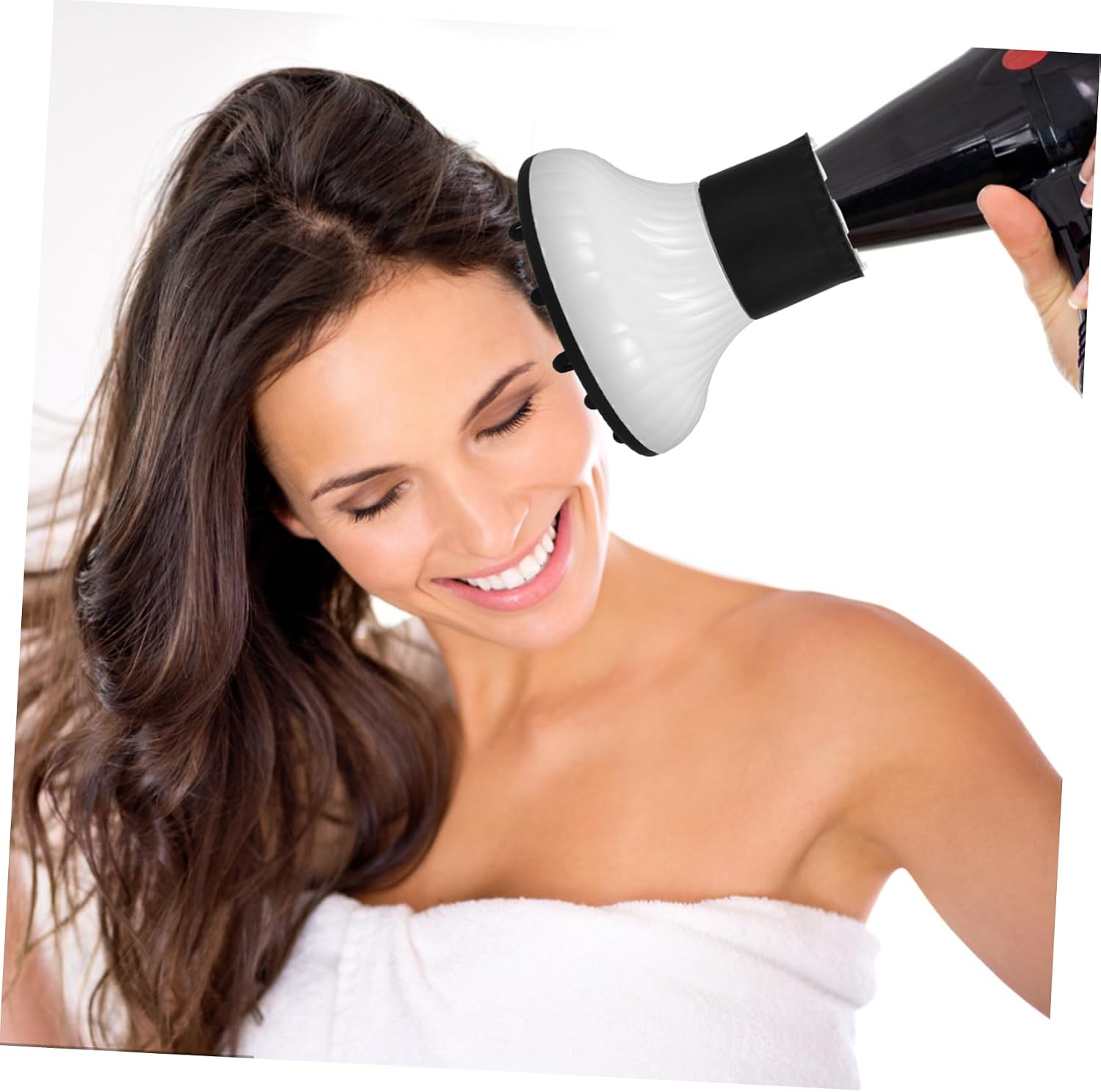 Blow Dryer Diffuser Attachment for Hair Dryers Compatible Nozzle for Curly and Wavy Hair Easy Installation Curl Preservation Versatile Styling Tool