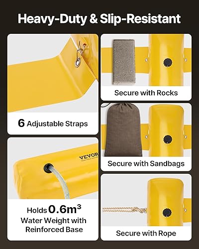 Miniatura 8 de Barrera contra inundaciones, bolsas de inundación, alternativa de bolsa de arena, barrera de agua para inundaciones con gran efecto impermeable,