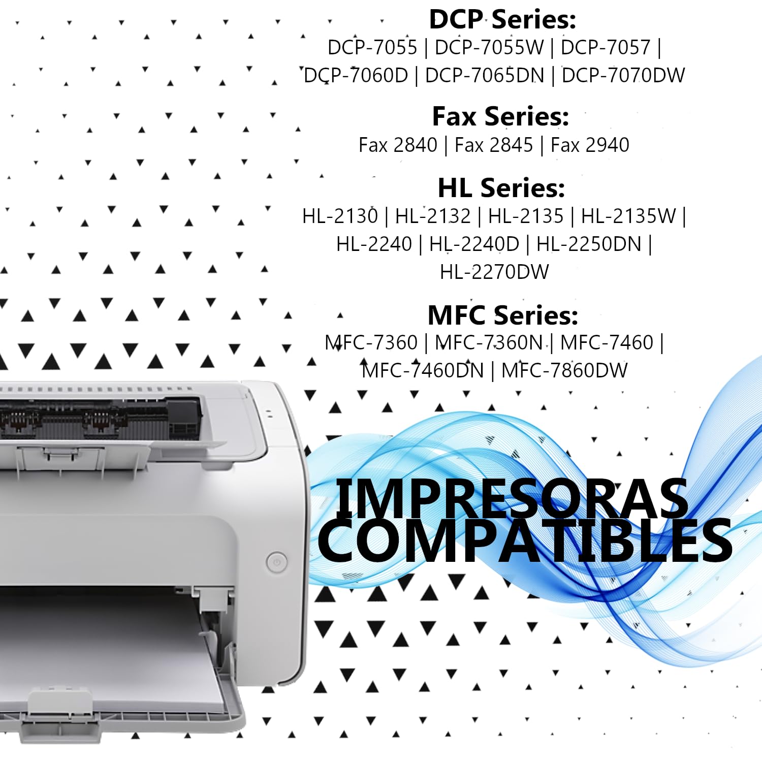 Pack De 2 Tóneres Genéricos TN2220 Negro - Compatibles Con Impresoras Brother (TN-2220)