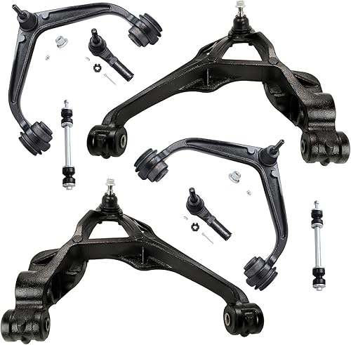 Miniatura 90 de Detroit Axle - Kit de suspensión frontal de 8 piezas para Chevy Aveo Aveo5 Pontiac G3 Wave Wave5 Suzuki Swift+ 2 brazos de control inferiores con