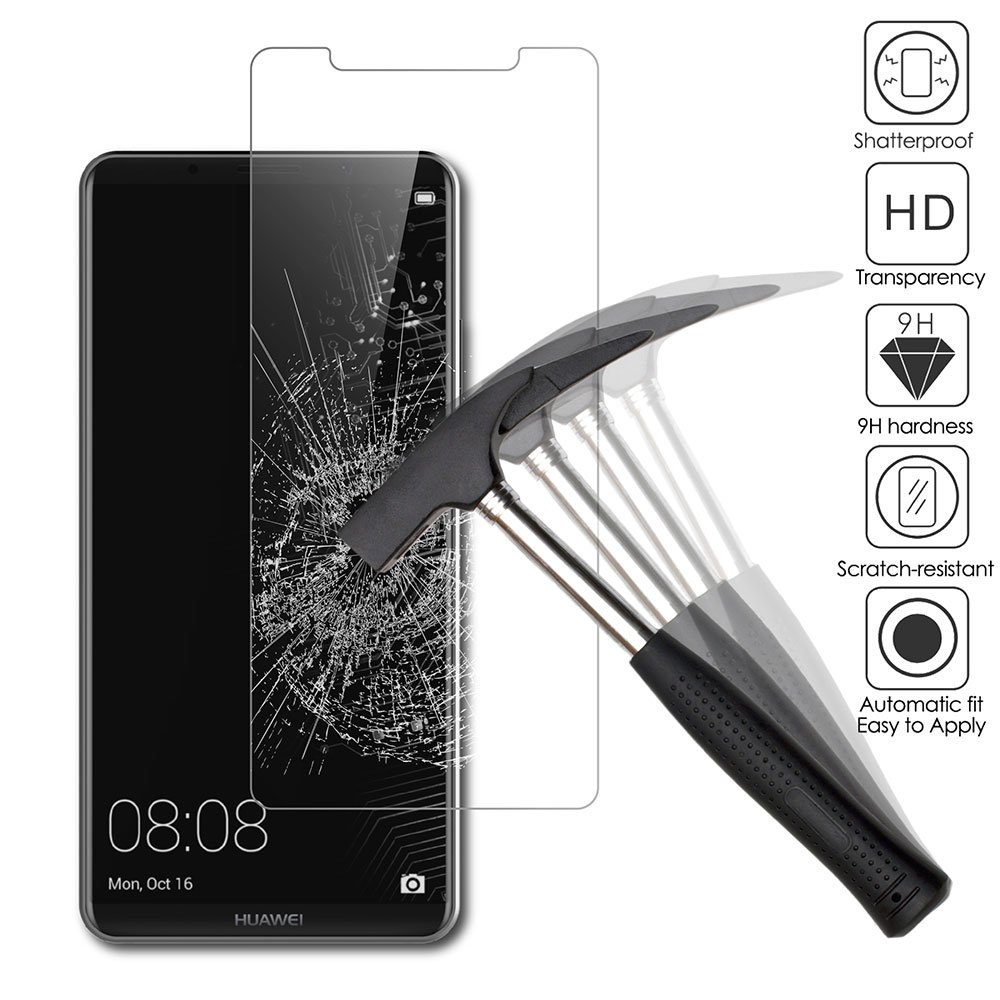 AICEK 2 Pz Pellicola In Vetro Temperato Per Huawei Mate 10 Pro – 9H Durezza, Trasparente - 4