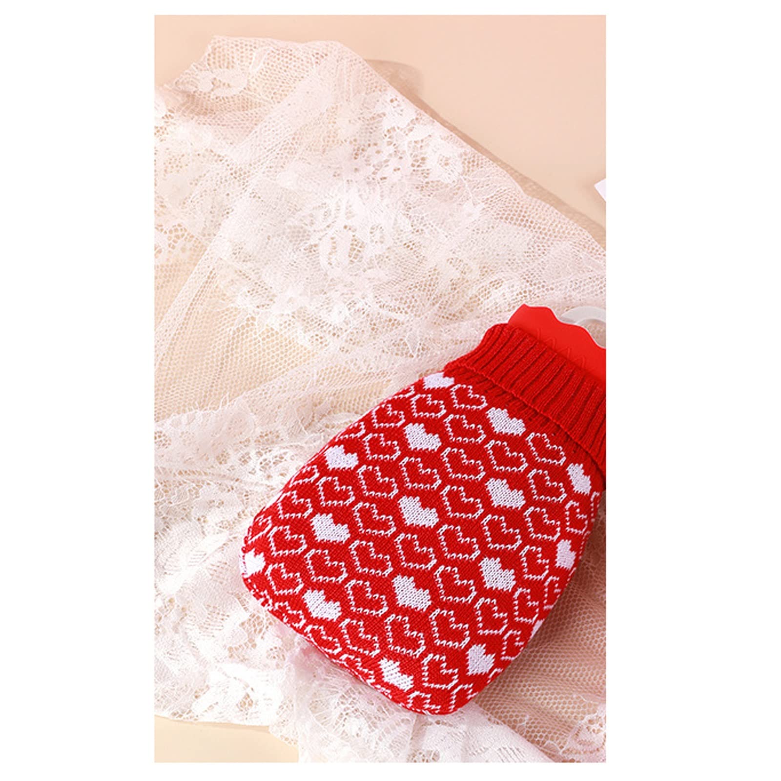 JINGYAN Termofory Silikonowy Wstrzyknięcie Water Ciepełka Hot and Cold Bottle Butelka Damska Prosta Moda Podgrzewacz
