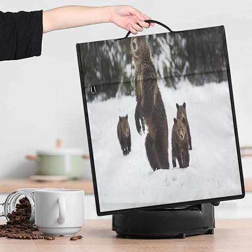 Miniatura 2 de Grizzly Bear - Cubierta para mezclador de cocina compatible con 6-8 cuartos de galón, cubierta para batidora de pie para cabezal inclinable y