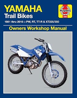 Yamaha PW, RT, TT-R & XT225/350 Trailbikes (81-16) Haynes Repair Manual