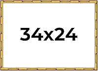 Vista 48 de Poster Palooza Marco de madera maciza de bambú dorado de 12 x 8 pulgadas con acrílico UV, respaldo de tablero de espuma y accesorios para colgar