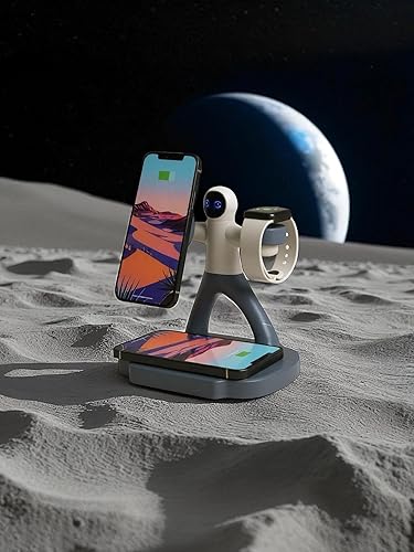 Miniatura 2 de Cargador inalámbrico magnético Spaceman