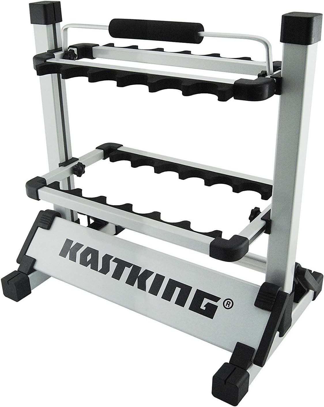 KastKing Rack 'em Up 12 Fishing Rods Holder Portable Aluminum Rack