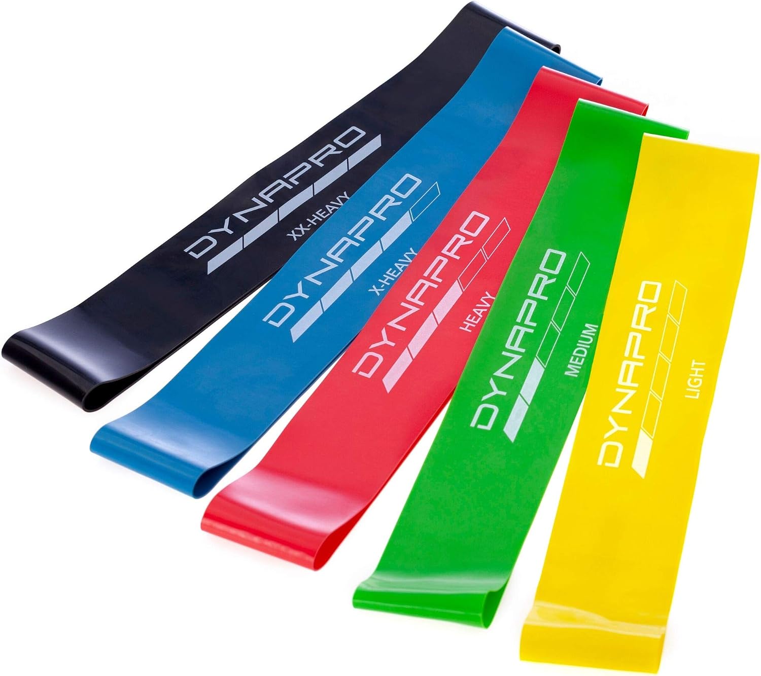 DYNAPRO Resistance Bands- Mini Precision Loop Exercise Bands with 2 Size Options, Perfect for Any Home Fitness Training Program