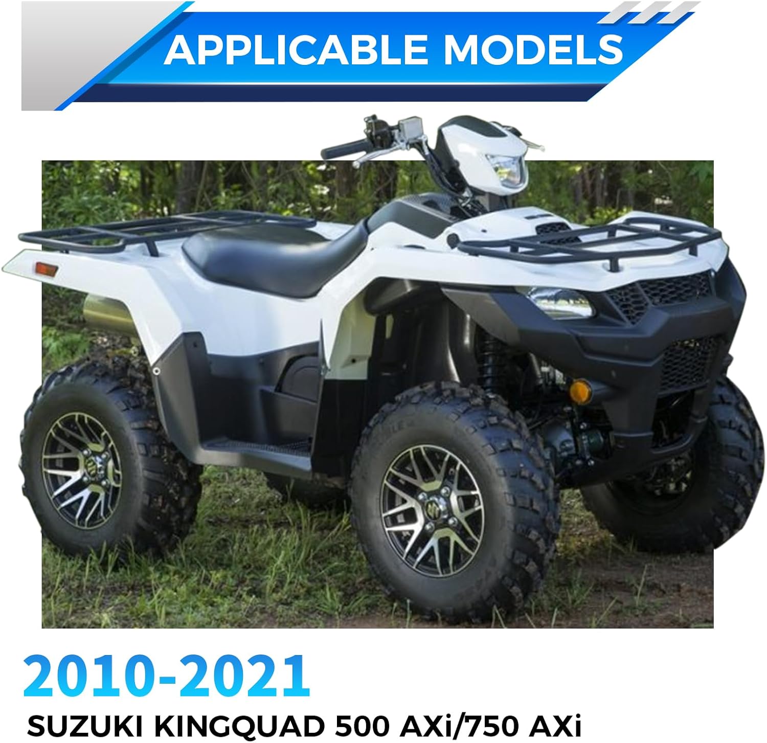 Wsays 2" Suspension Lift Kit Front & Rear Leveling Kits Compatible with SUZUKI KING QUAD 500 AXi/750 AXi 2010-2023