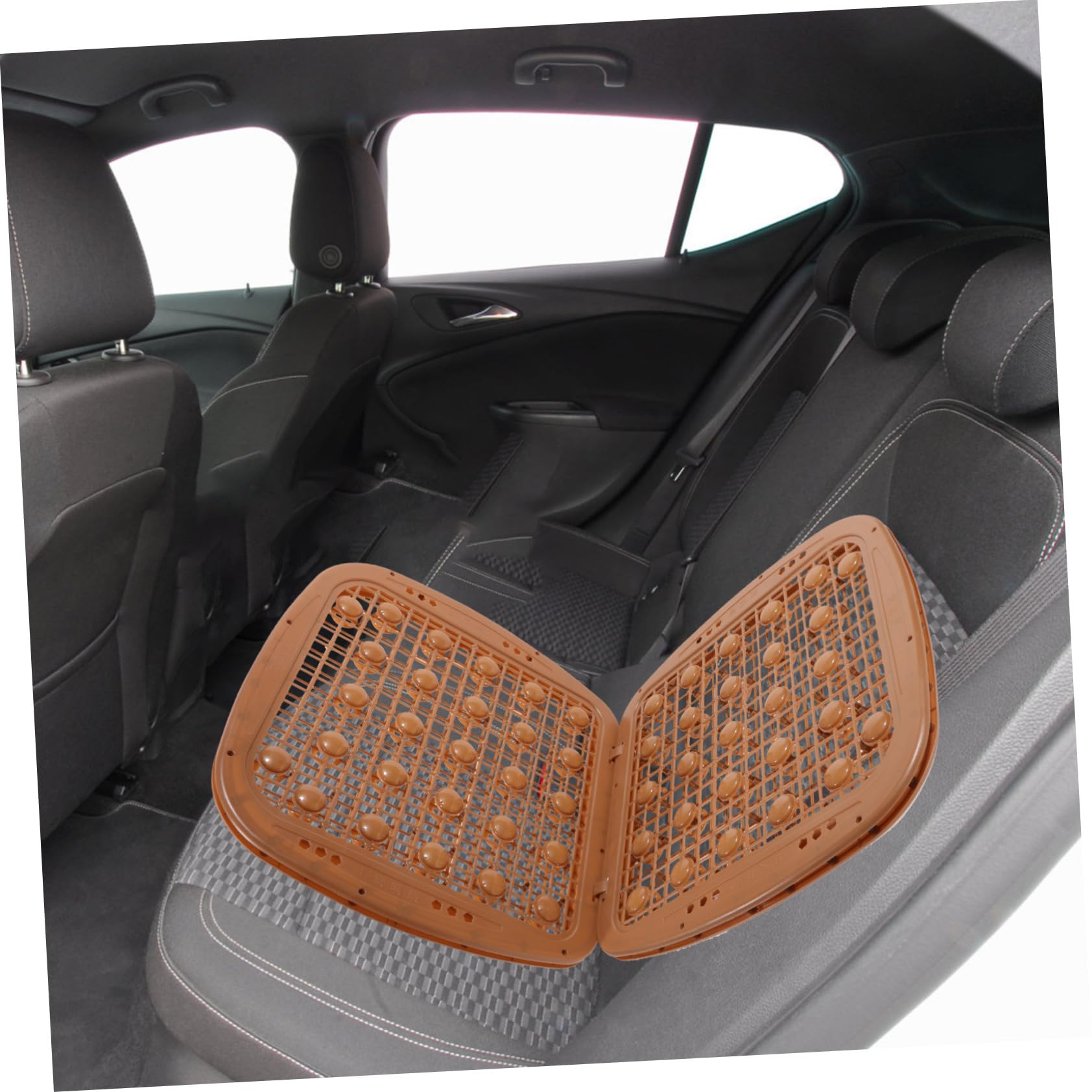 Coussin de Siège Auto en Plastique Marron Antidérapant pour Voiture