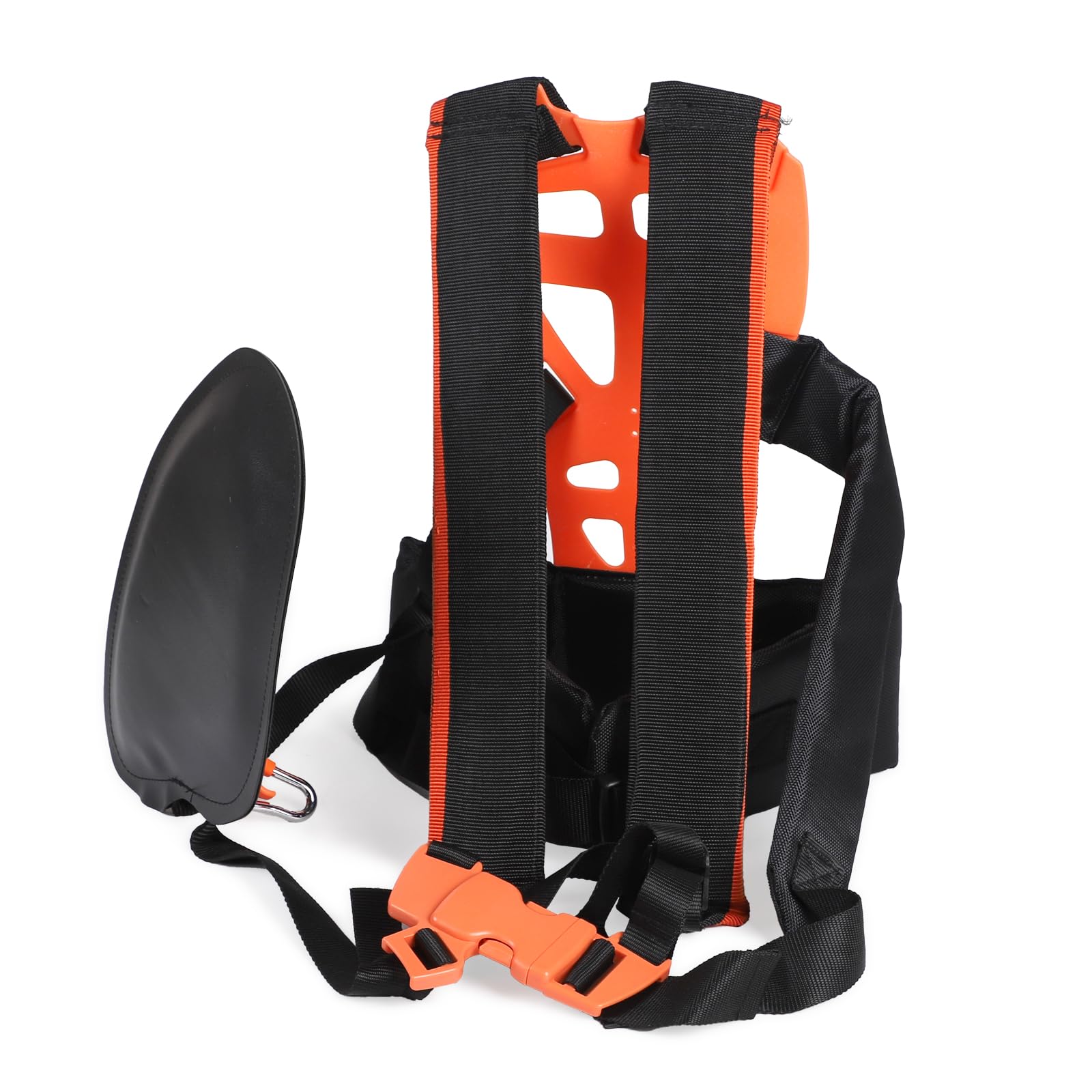 CPROSP Arnes Desbrozadora de Nylon Ajustable, Correa de Hombro para Cortacesped, con Acolchado Grueso y Suave y Mosquetón de Seguridad, Ligero, Protege la Espalda