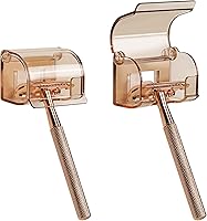 Vista 9 de LUEXBOX 2 soportes acrílicos de afeitar para pared de ducha, autoadhesivo, impermeable, para baño, compatible con Fusion 5 Proglide, Mach 3 Classic