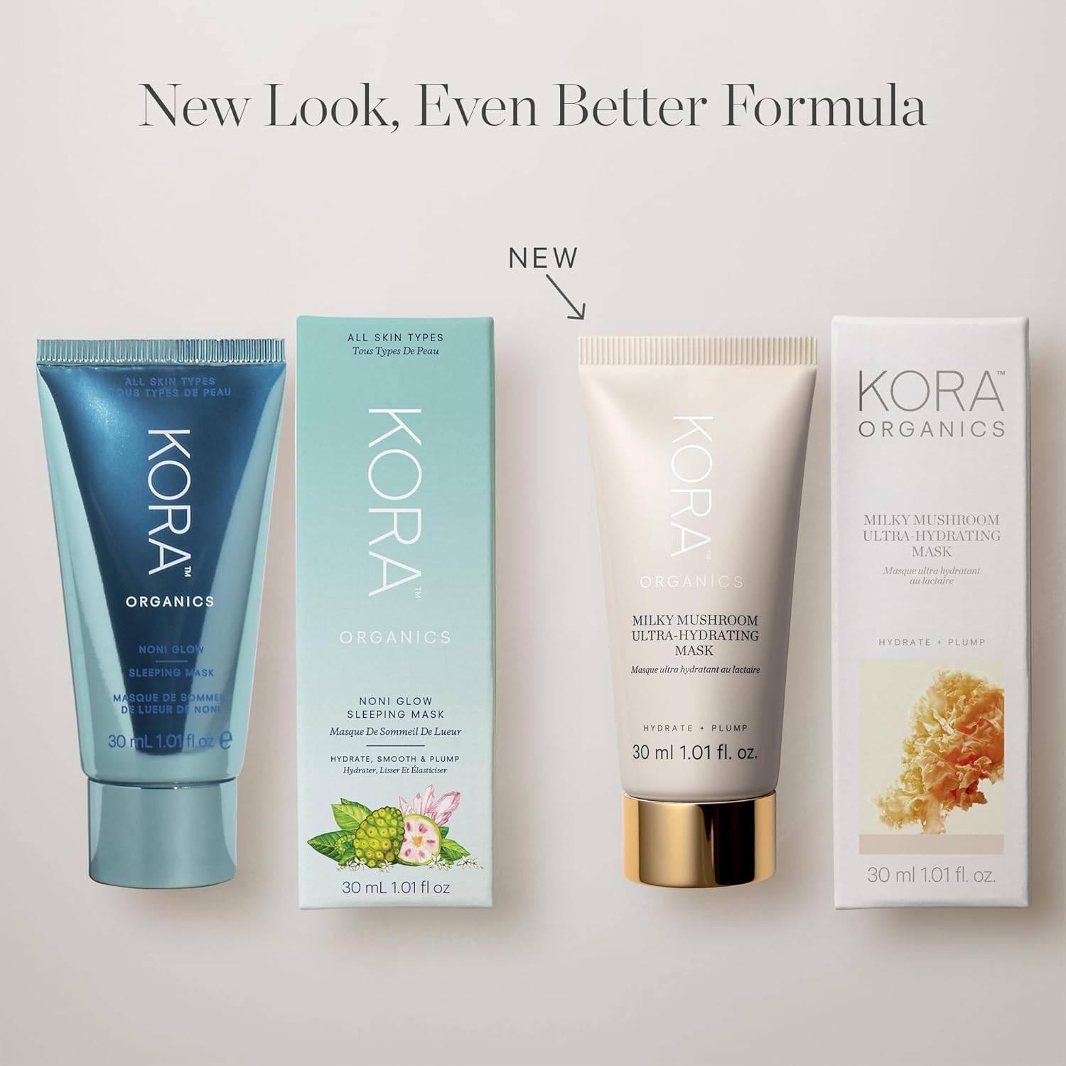 KORA Organics Milky Mushroom Ultra Hydrating Mask 1.01 fl oz - Image 5