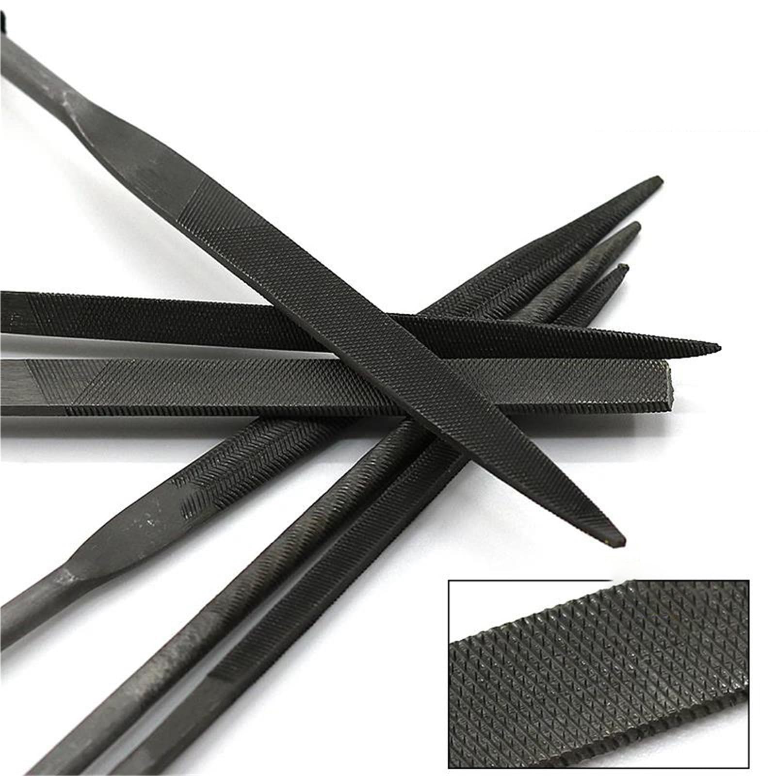10 częściowy Zestaw Pilników Do Nakrętek Gitarowych Narzędzie Naprawy 150 * 240 * 30mm Tuner Gitary