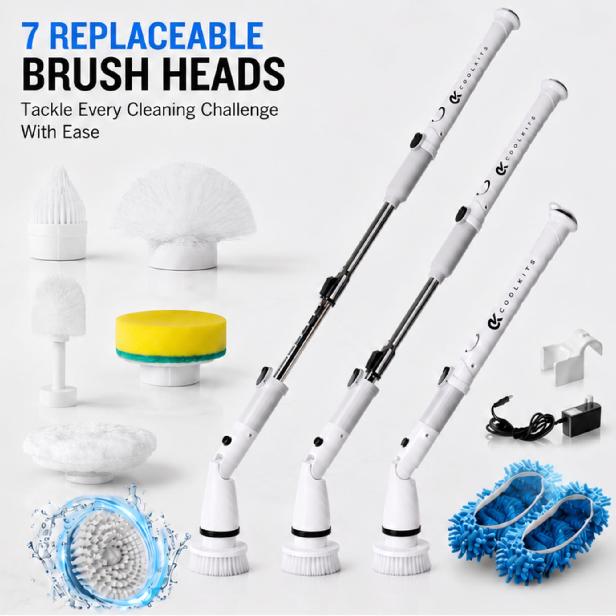 Amazon.com: Coolkits Electric Spin Scrubber, Full-Body IPX7