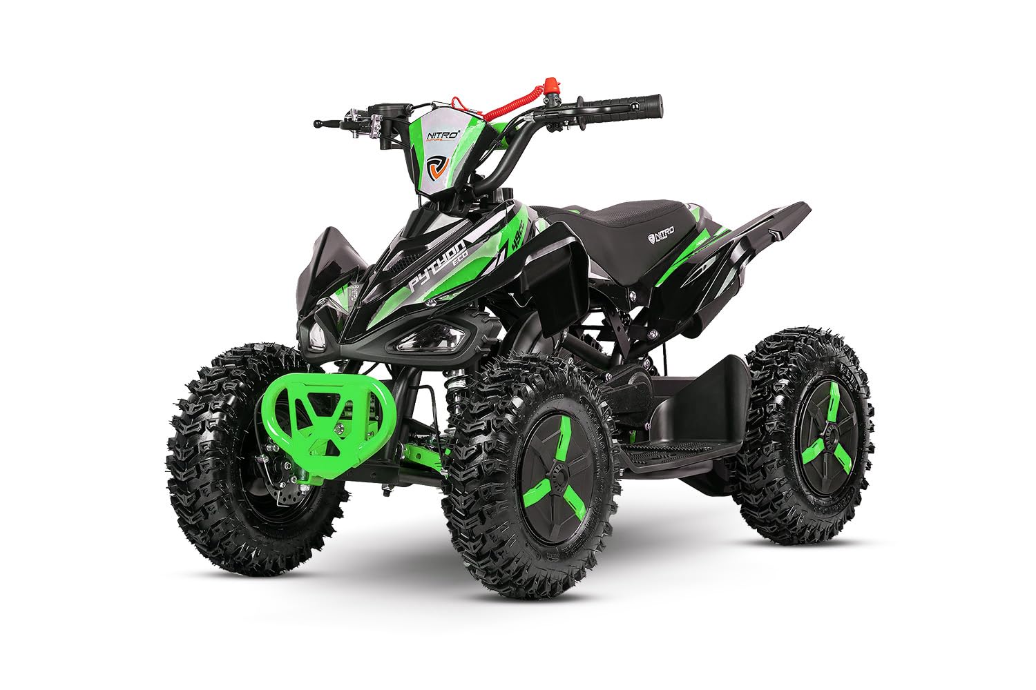 49cc mini Kinder Quad Python Snowy-Profile L Sport 6', Farbe:Grün