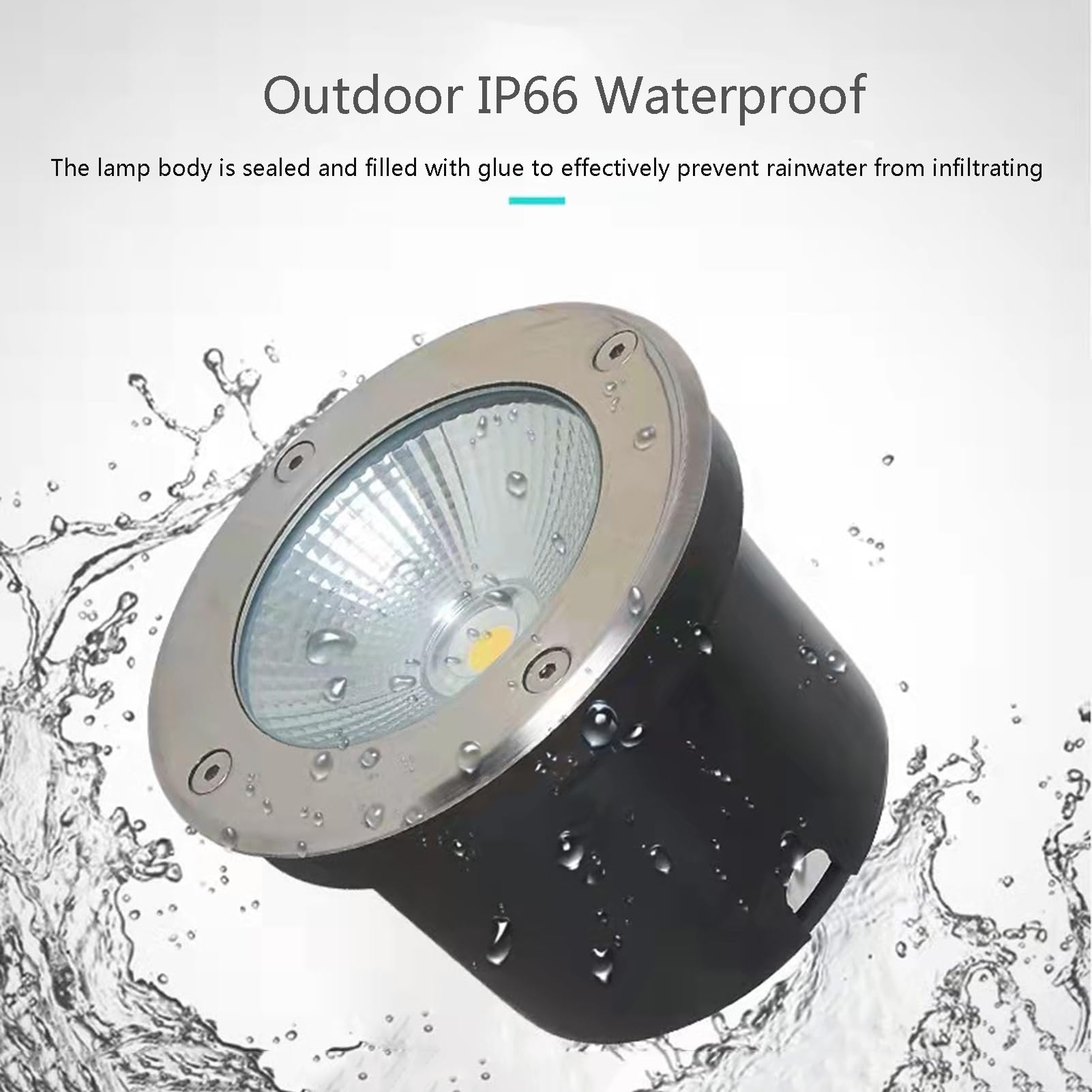 Faretto LED da Esterno Interrato Ip66 Impermeabile Ac85-2656V COB Luci Interrate per Vialetti, Terrazze, Gradini, Illuminazione Paesaggistica da Giardino
