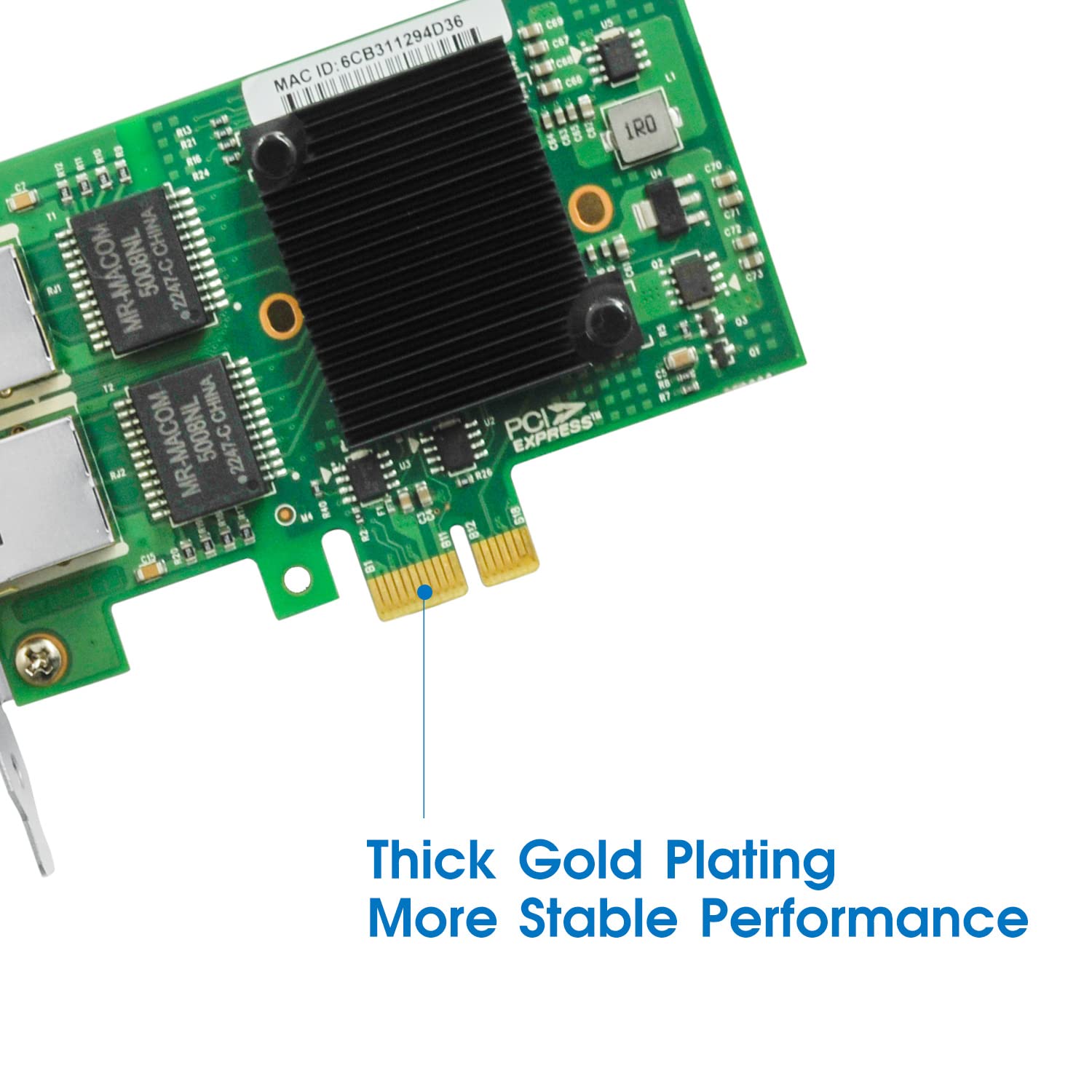 Amazon.com: Gigabit Network Card with Intel I350 Chip Dual RJ45