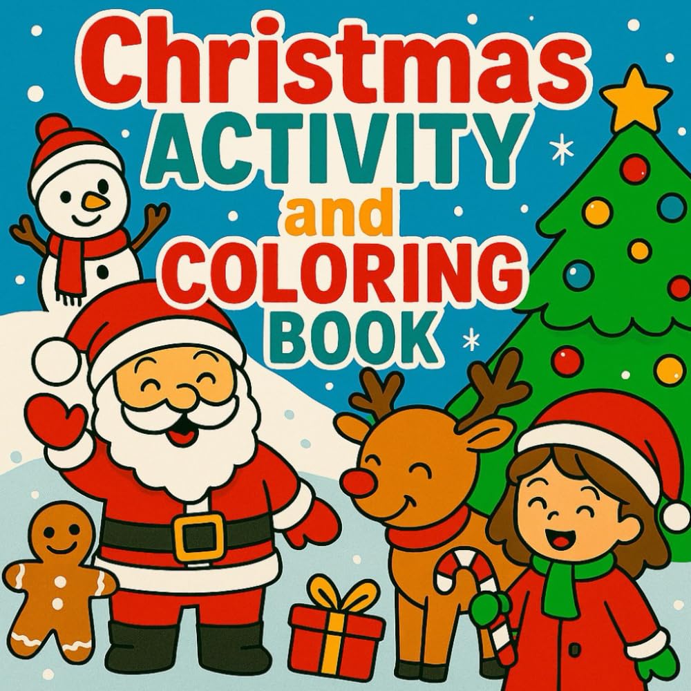 Christmas Activity and Coloring Book