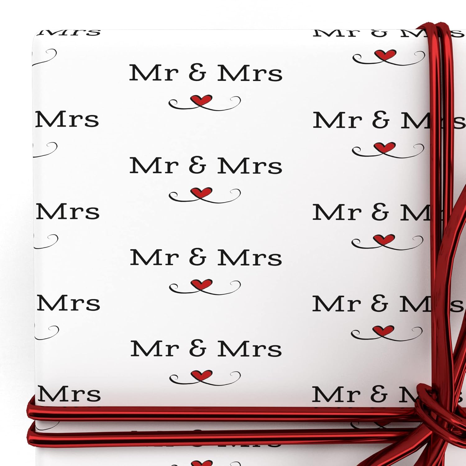 Mr & Mrs Wedding Wrapping Paper Wedding Gift Wrap Mr and Mrs