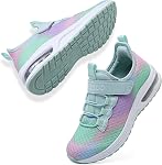 TETSUO Enfants Sneakers pour les filles Athletic Running Shoes Léger Respirant Chaussures de marche Glisser sur les chaussures de tennis de sport pour tout-petit / petit enfant / grand enfant