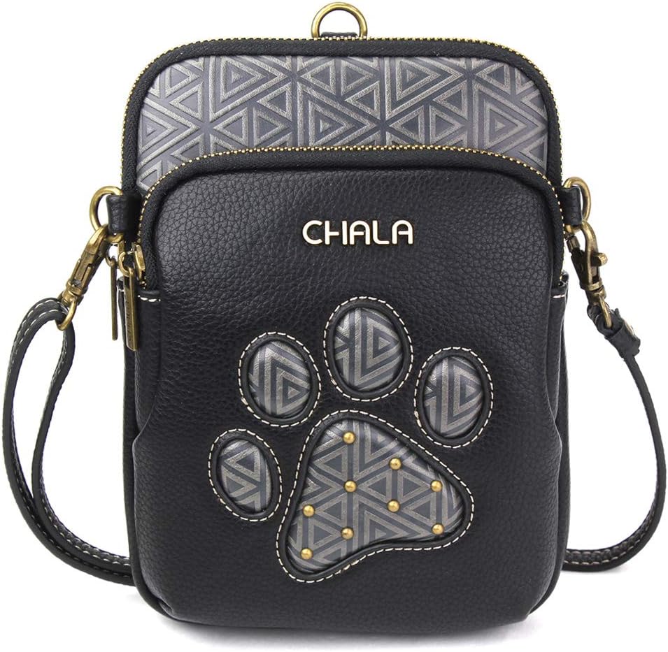 UNI Cellphone Xbody - Womens RFID Protected Faux Leather Crossbody Bag with Adjustable Strap