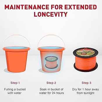 mamerin ♪✾︎ Amazon.com : MAZING String Trimmer Line, 0.095 Inch-2.4mm