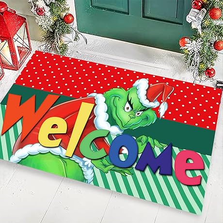 Christmas Door Decor Mat