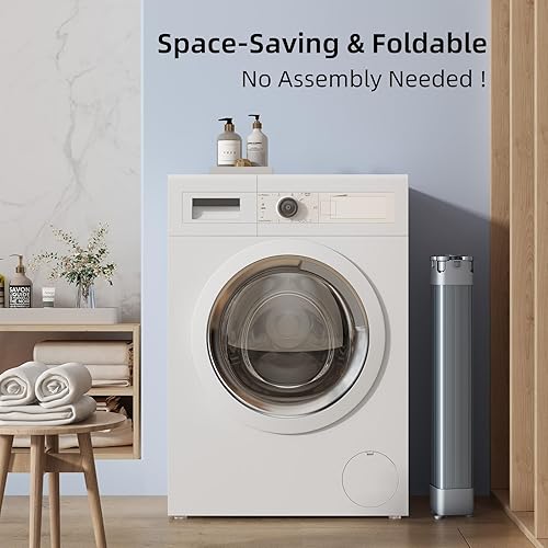 Miniatura 7 de BIREN Tendedero de Ropa Plegable Extensible Tendedero de Lavandería con 16 Clips Tendedero de Ropa Plegable que Ahorra Espacio para Colgar Ropa,